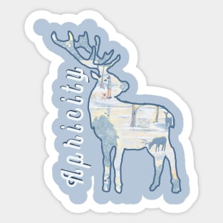 Apricity - The light returns in Winter Sticker